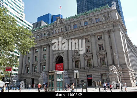 The National Museum of the American Indian, Manhattan, New York. Stock Photo