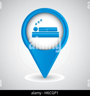 symbol sleeps dreams design Stock Vector