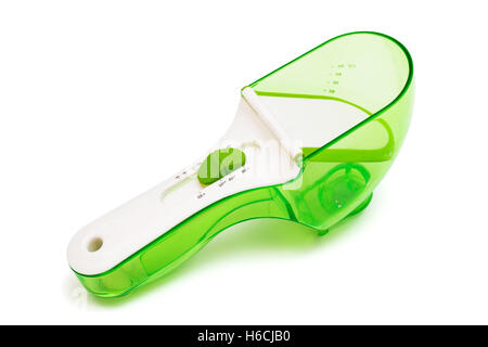 measuring spoon on a white background Stock Photo