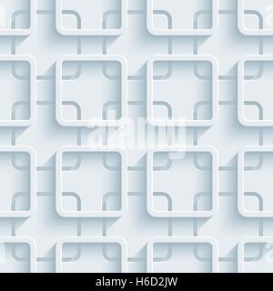 Linear 3d shape box seamless pattern Royalty Free Vector