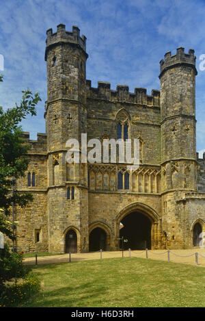 Battle Abbey gates. East Sussex. England. UK Stock Photo