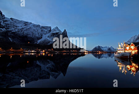 Norway, Reine in Lofoten Islands Stock Photo