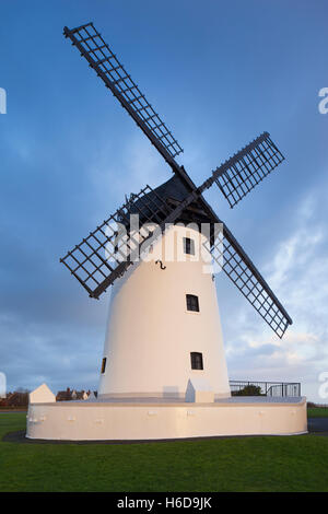 Windmill on the seafront, Fylde Coast at Lytham St Annes, Lancashire ...