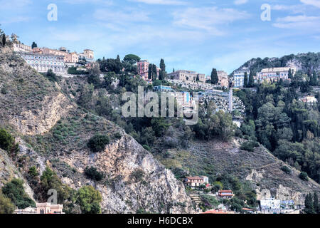 Taormina, Messina, Sicily, Italy Stock Photo