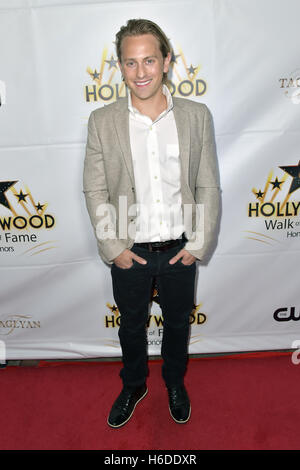 Los Angeles, USA. 25th Oct, 2016. Eric Nelsen attends the 'Hollywood Walk of Fame Honors' Event at Taglyan Complex on October 25, 2016 in Los Angeles, California | Verwendung weltweit/picture alliance © dpa/Alamy Live News Stock Photo