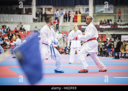 Linz, Austria. 26, October, 2016.  World Championship Karate, WKF Credit:  Jan de Wild Photography / Alamy Live News Stock Photo