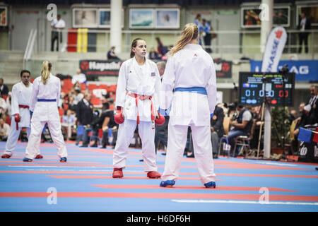 Linz, Austria. 26, October, 2016.  World Championship Karate, WKF Credit:  Jan de Wild Photography / Alamy Live News Stock Photo