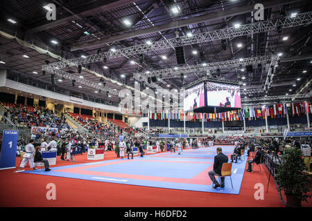 Linz, Austria. 26, October, 2016. World Championship Karate, WKF Credit:  Jan de Wild Photography / Alamy Live News Stock Photo