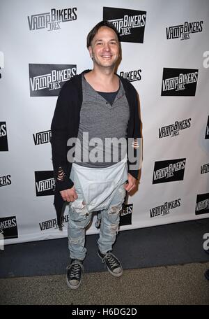 New York, NY, USA. 26th Oct, 2016. Michael Alig at arrivals for New Filmmakers Halloween Program: VAMP BIKERS TRES Premiere, Anthology Film Archives, New York, NY October 26, 2016. © Derek Storm/Everett Collection/Alamy Live News Stock Photo