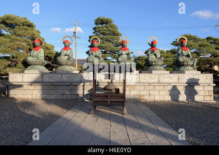 Nagano, Japan - December 27, 2015: Zenko-ji is a Buddhist temple located in Nagano, Japan. Stock Photo