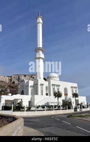 King Fahd bin Abdulaziz al-Saud Mosque at Europa Point, Gibraltar Stock Photo