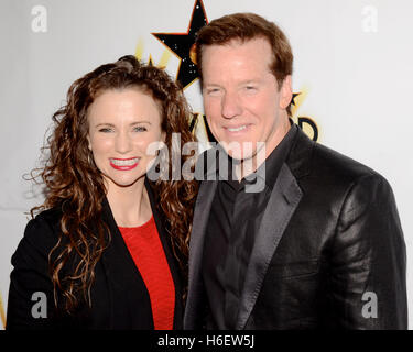 Audrey Murdick and Jeff Dunham attends the Hollywood Walk of Fame Honors at Taglyan Complex on October 25, 2016 in Los Angeles, California. Stock Photo