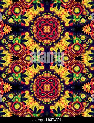 An abstract floral pattern Stock Vector