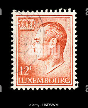 Postage stamp from Luxembourg depicting Grand Duke Jean. Stock Photo