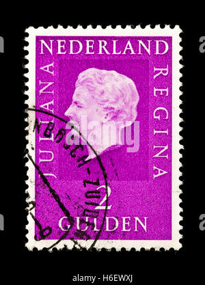 Postage stamp from the Netherlands depicting Queen Juliana.