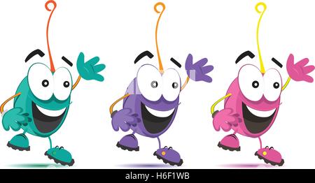 Character Design Set Stock Vector