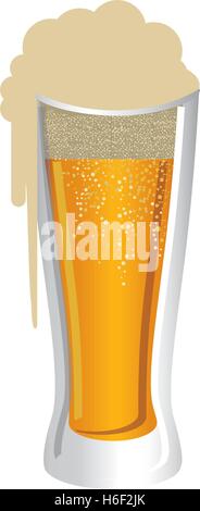 beer glass icon image vector illustration design Stock Vector