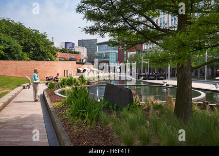Lyver Pool,  Liverpool One shopping complex, city centre, Merseyside, UK Stock Photo