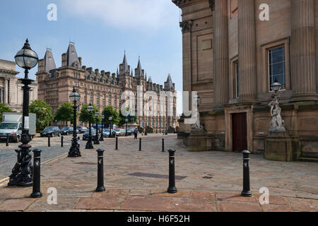 St George's hall, lime street, city centre, Liverpool,  Merseyside, England; UK Stock Photo