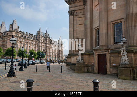 St George's hall, lime street, city centre, Liverpool,  Merseyside, England; UK Stock Photo