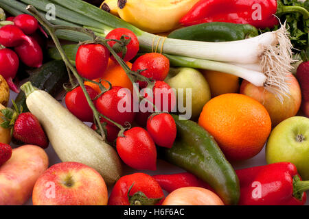 Fresh vegetables and fruits Stock Photo