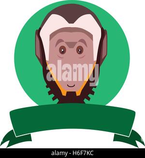 Capuchin Monkey Illustration Stock Vector