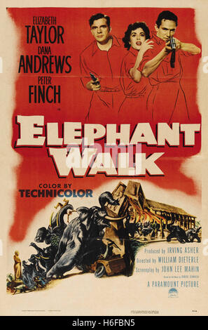 Elephant Walk - Movie Poster Stock Photo: 81192224 - Alamy