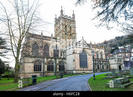 Great Malvern Priory in Malvern, Worcestershire, England, UK Stock Photo