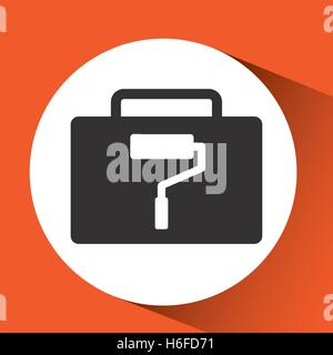 sing roller construction icon design vector illustration eps 10 Stock Vector