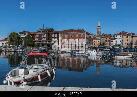 Izola, an old fishing town in Slovenia Stock Photo