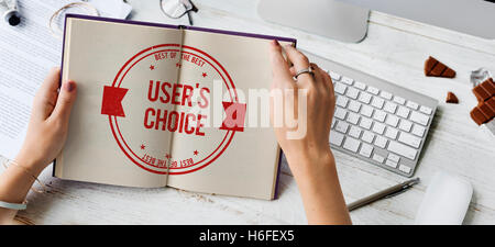 User's Choice Commercial Password Seller Concept Stock Photo