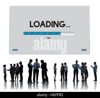 Speed Progress Bar Icon Technology Concept Stock Photo