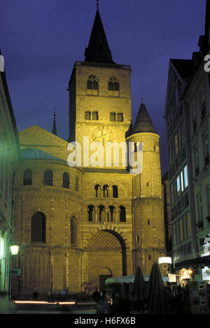 Germany, Trier, the St. Peter Cathedral, the St. Peter Cathedral is the oldest cathedral in Germany. Stock Photo