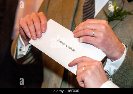 One of the first gay marriages in the UK, at the Royal Pavilion in ...