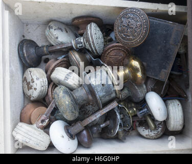 Old Door Knobs Stock Photo Alamy