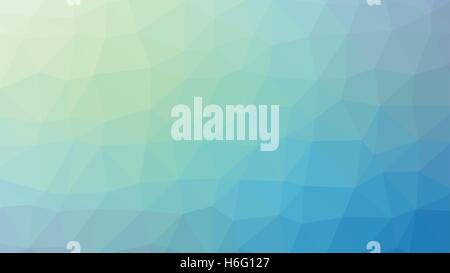 Abstract blue vector gradient lowploly of many triangles background for use in design Stock Vector