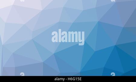 Abstract blue vector gradient lowploly of many triangles background for use in design Stock Vector