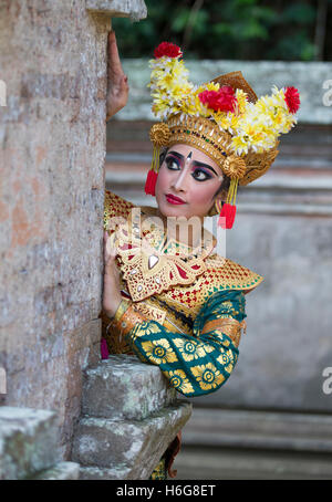 balinese dancer posing for the camera Stock Photo