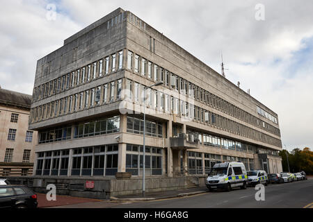 Cardiff central police station Wales United Kingdom Stock Photo