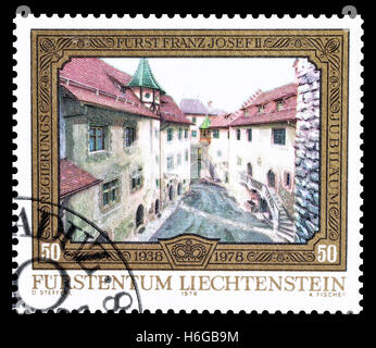 Liechtenstein stamp 1978 Stock Photo