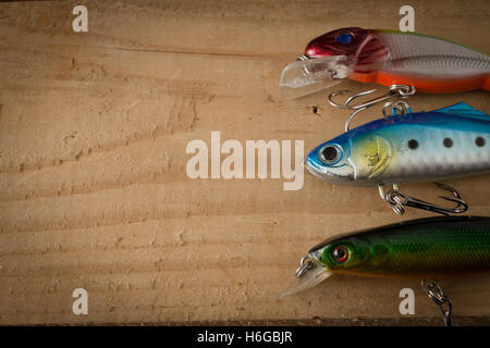 Wood table hook rod fly fun river brown lake hi-res stock photography and  images - Alamy