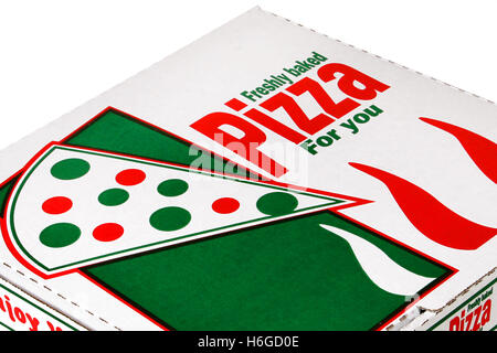 Pizza delivery Box / Take Away Box Stock Photo