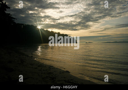 uninhabited island. Sulawesi, Indonesia Stock Photo