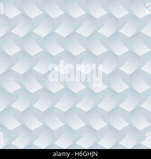 Absract optical illusion. Seamless vector background with 3D effect. Stock Vector