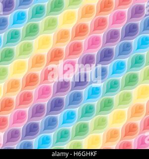 Colorful seamless pattern. Diagonal tileable vector background. Stock Vector