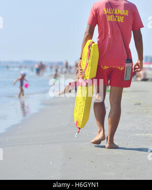 beach lifeguard on duty Stock Photo