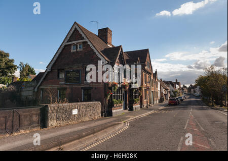 The Bull inn traditional English country pub in late afternoon sunshine place to get great drink and meal Stock Photo