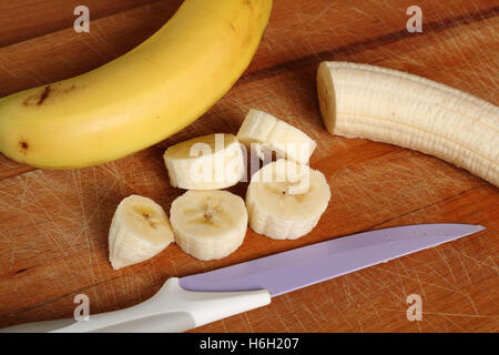 banana slices Stock Photo