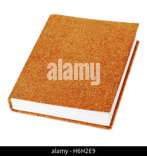Diary retro book isolated on white background. Stock Photo