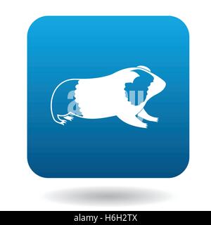 Guinea pig icon, simple style Stock Vector